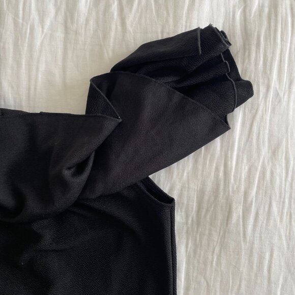 NWT LulaRoe Black Off-Shoulder Dress (sz M) - Picture 5 of 7